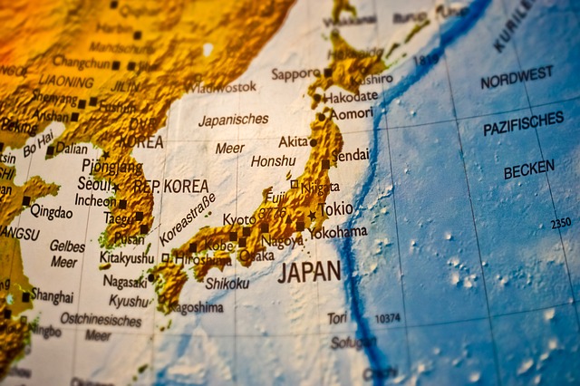 北半球に位置する日本